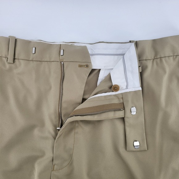 RLX Ralph Lauren Mens 42x27 Golf Pants Khaki Relaxed Fit Lightweight hemmed - Picture 4 of 10